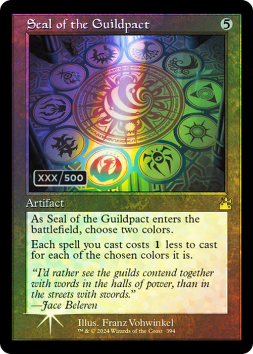 Seal of the Guildpact (RVR-394Z) - rare - Foil