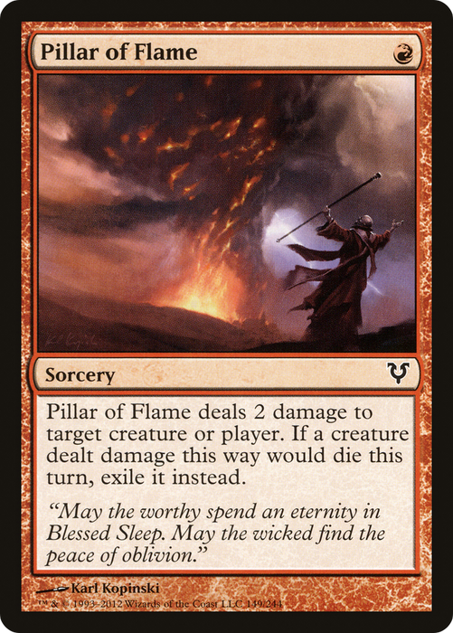 Pillar of Flame (AVR-149) - common