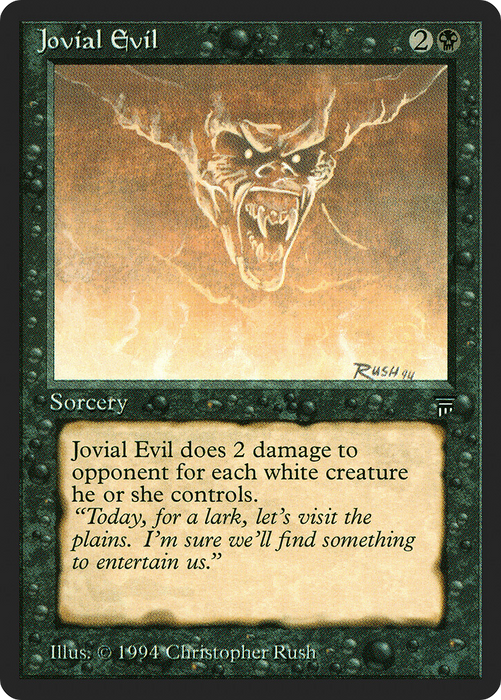 Jovial Evil (LEG-109) - rare