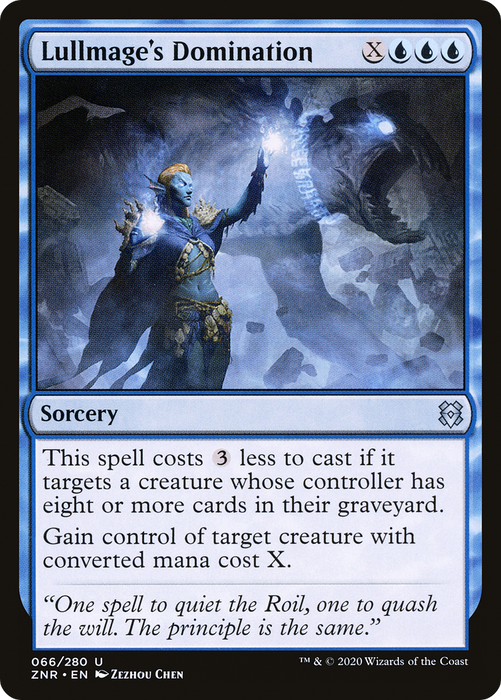 Lullmage's Domination (ZNR-066) - uncommon - Foil