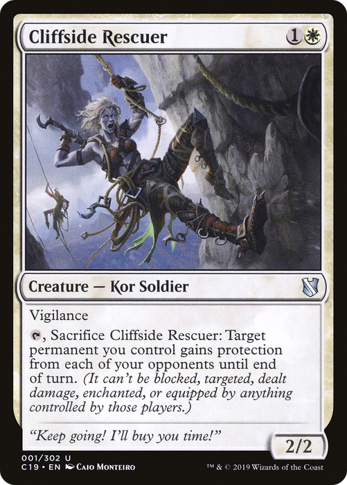 Cliffside Rescuer (C19-001) - uncommon
