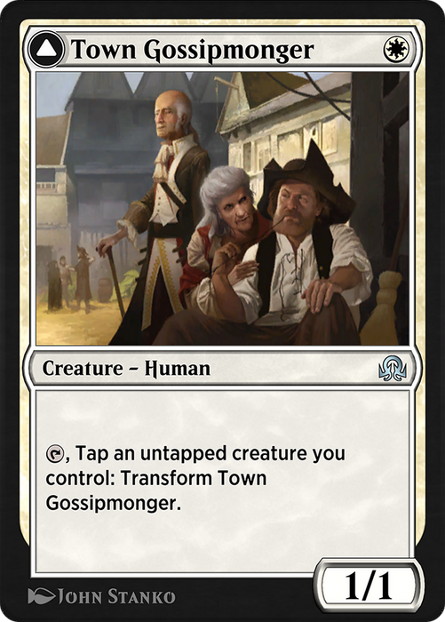 Town Gossipmonger // Incited Rabble (SIR-053) - uncommon
