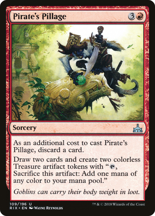 Pirate's Pillage (RIX-109) - uncommon - Foil