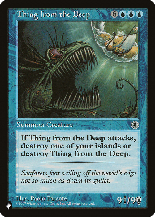 Thing from the Deep (LIST-POR-73) - rare