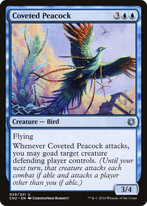Coveted Peacock (CN2-029) - uncommon - Foil