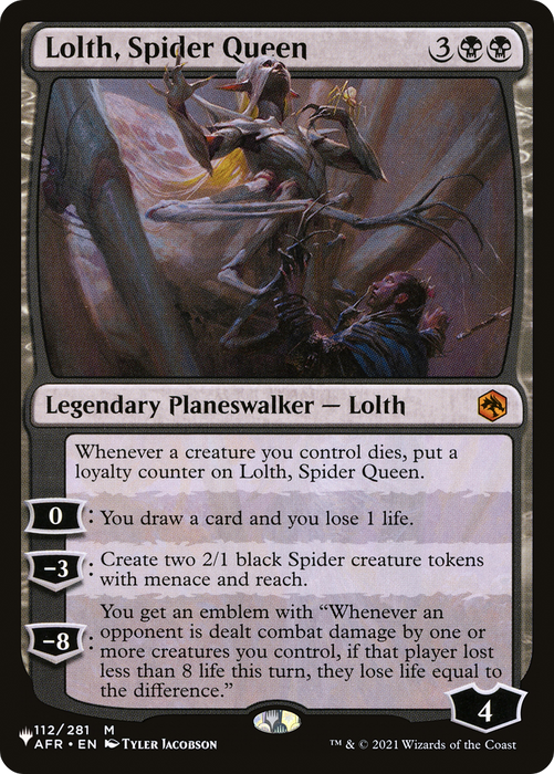 Lolth, Spider Queen (LIST-AFR-112) - mythic