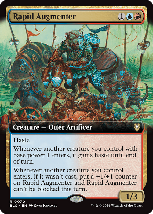 Rapid Augmenter (BLC-070) - rare: (Extended Art)