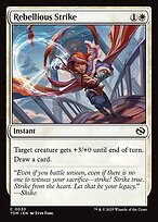 Rebellious Strike (TDM-020) - common - Foil