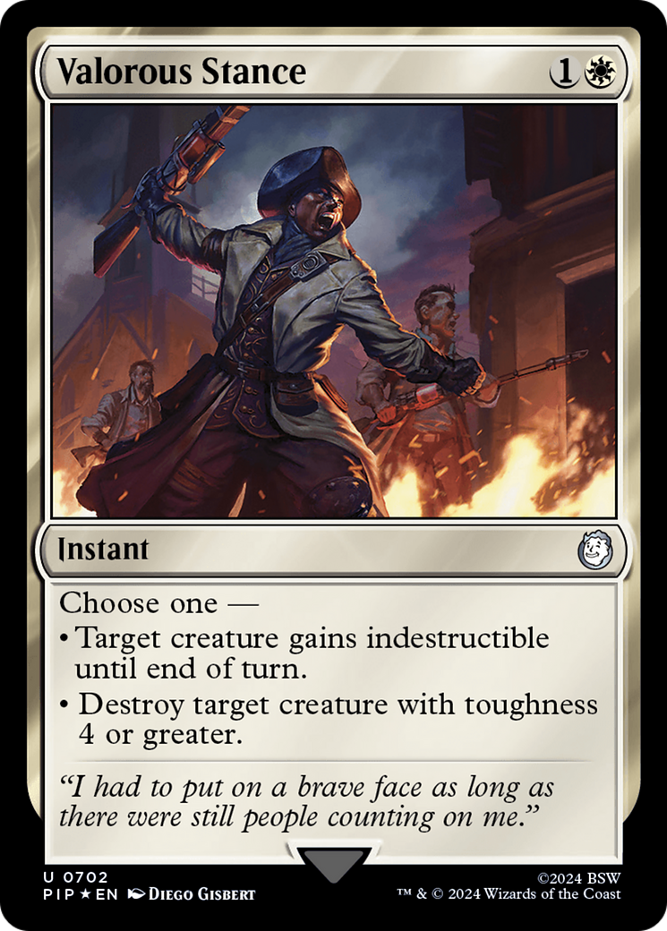 Valorous Stance (PIP-702) - uncommon - Foil