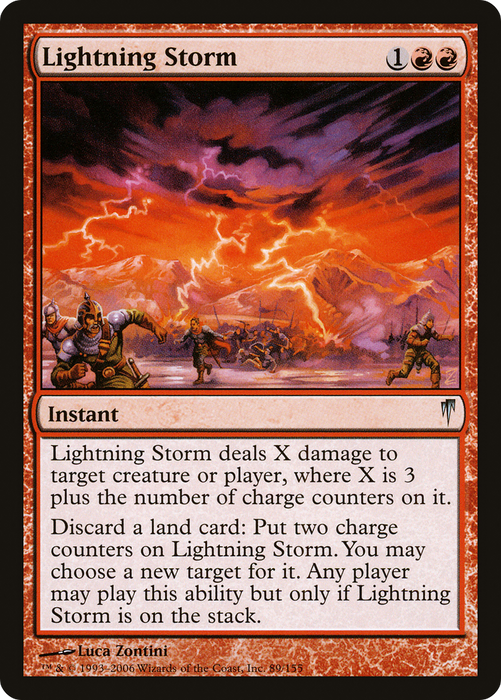 Lightning Storm (CSP-089) - uncommon - Foil