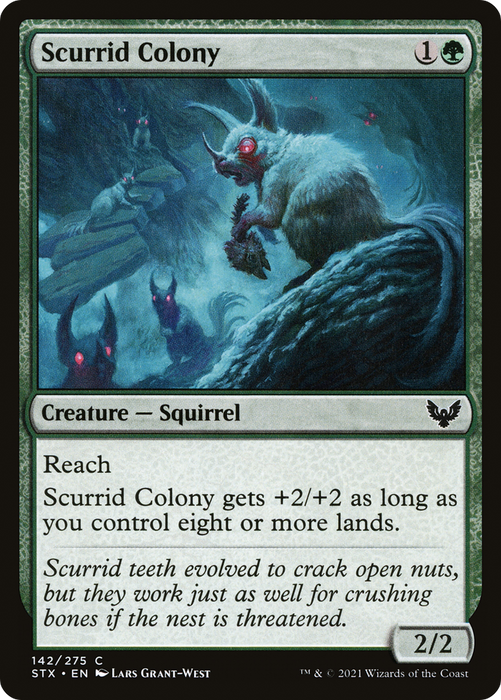 Scurrid Colony (STX-142) - common - Foil