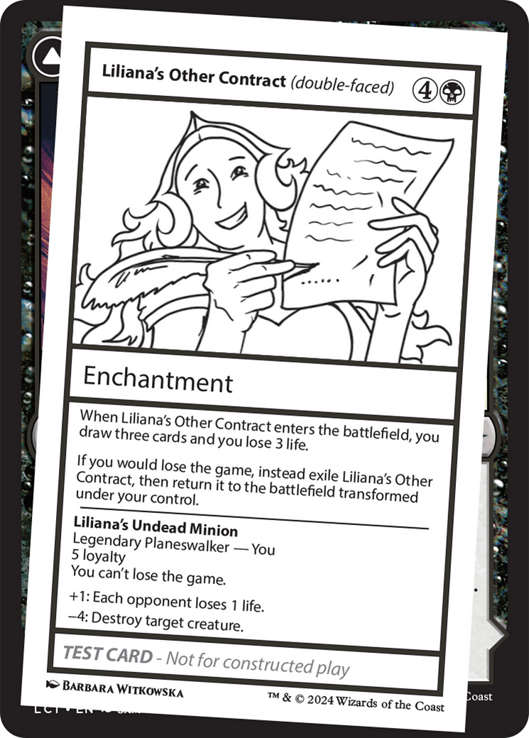 Liliana's Other Contract // Liliana's Undead Minion (MB2PC-312) - rare
