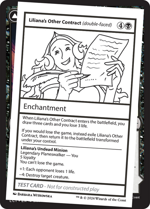Liliana's Other Contract // Liliana's Undead Minion (MB2PC-312) - rare