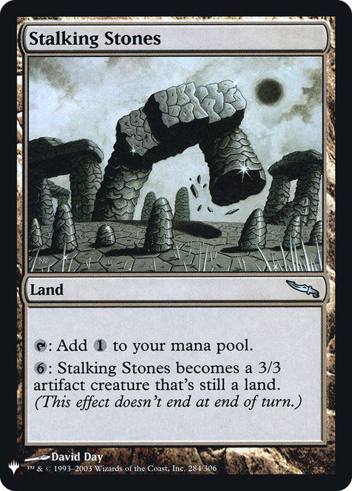 Stalking Stones (LIST-MRD-284) - uncommon - Foil