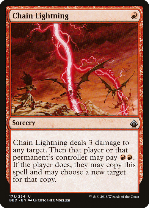 Chain Lightning (BBD-171) - uncommon - Foil