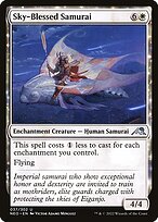 Sky-Blessed Samurai (NEO-037) - uncommon: (enchantment)
