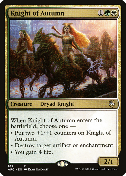 Knight of Autumn (AFC-187) - rare