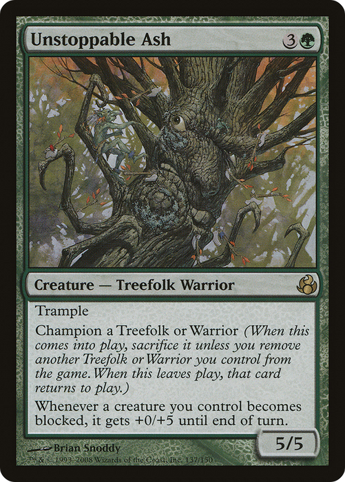 Unstoppable Ash (MOR-137) - rare - Foil