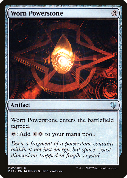 Worn Powerstone (C17-232) - uncommon