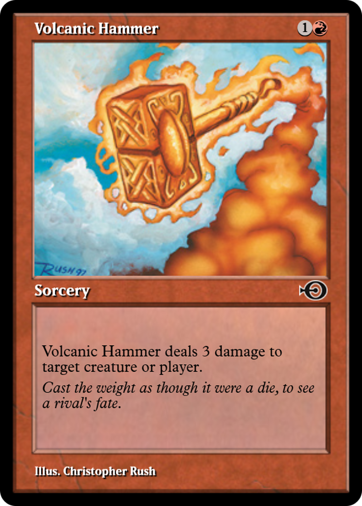 Volcanic Hammer (PRM-36102) - common - Foil