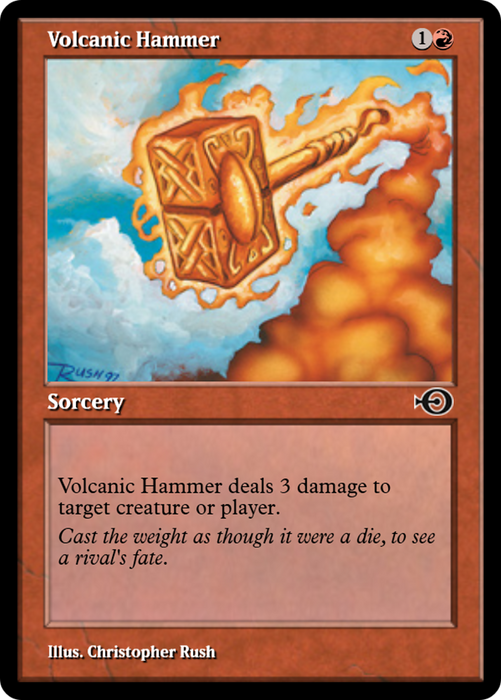 Volcanic Hammer (PRM-36102) - common - Foil