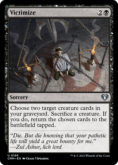 Victimize (CMM-195) - uncommon - Foil