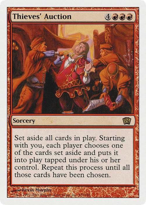 Thieves' Auction (8ED-227) - rare