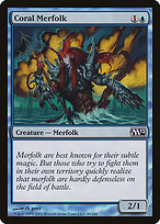 Coral Merfolk (M12-049) - common - Foil