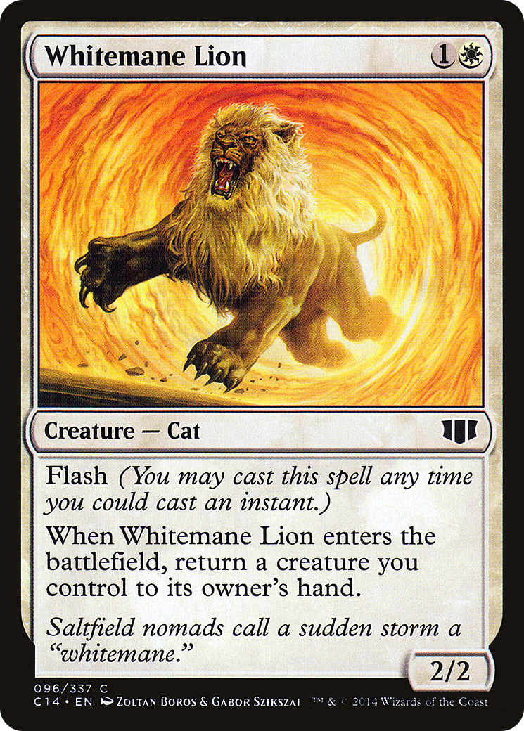 Whitemane Lion (C14-096) - common