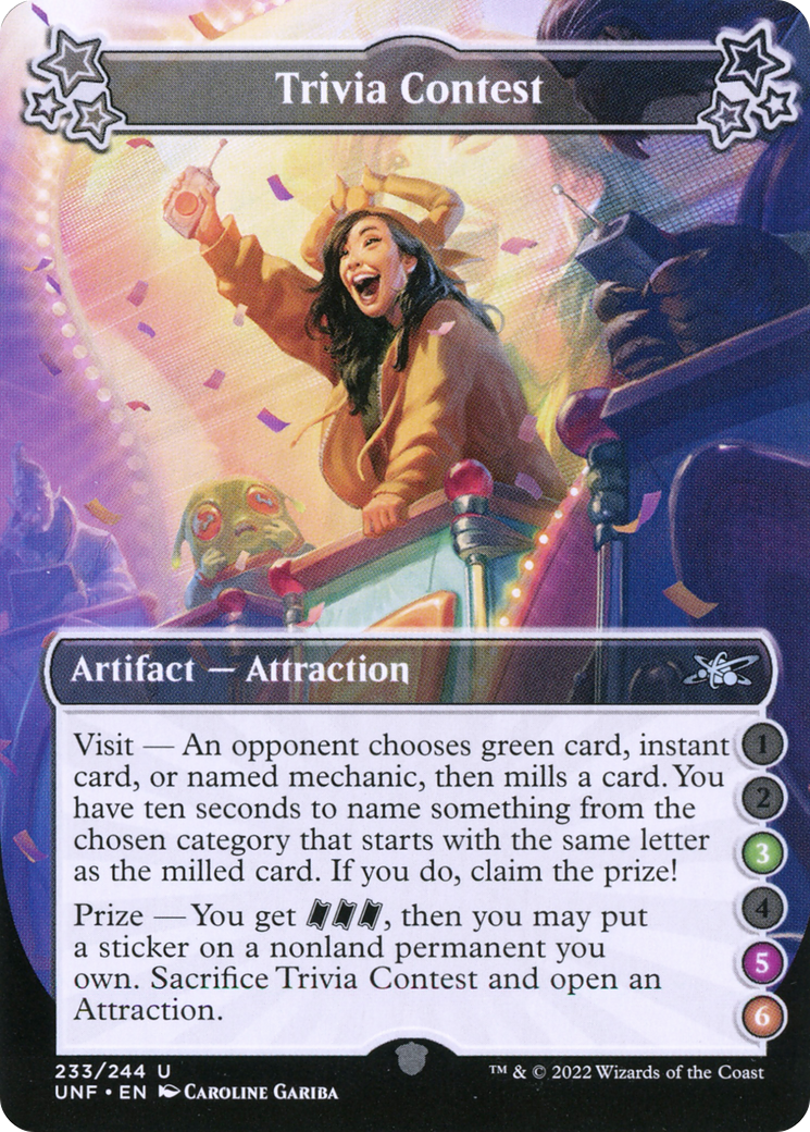 Trivia Contest (UNF-233E) - uncommon