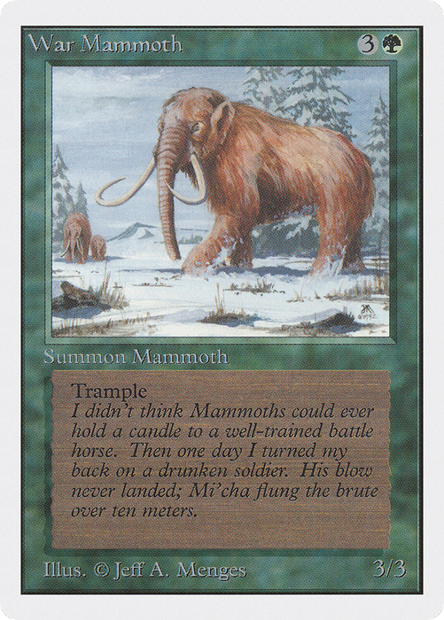 War Mammoth (2ED-228) - common