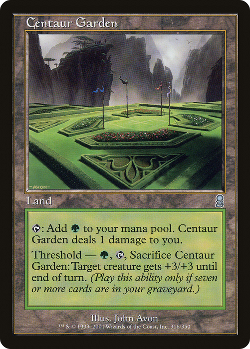 Centaur Garden (ODY-316) - uncommon - Foil