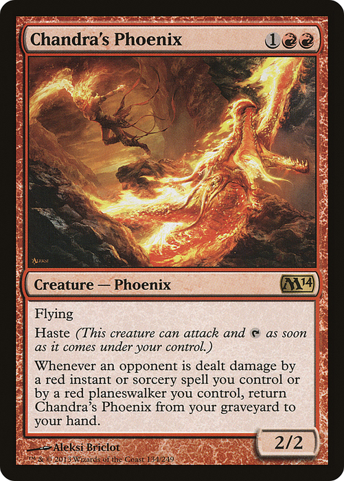 Chandra's Phoenix (M14-134) - rare - Foil