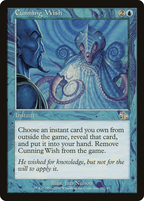 Cunning Wish (JUD-037) - rare - Foil