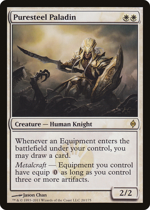 Puresteel Paladin (NPH-020) - rare - Foil