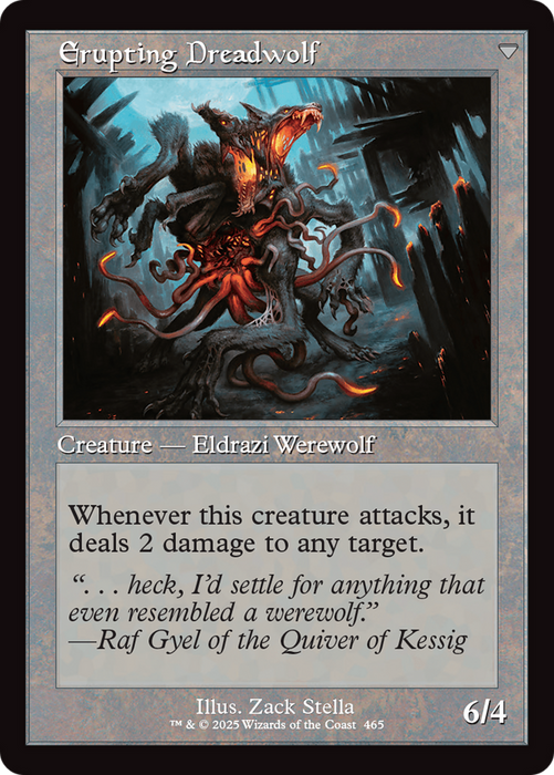 Smoldering Werewolf // Erupting Dreadwolf (INR-465) - uncommon