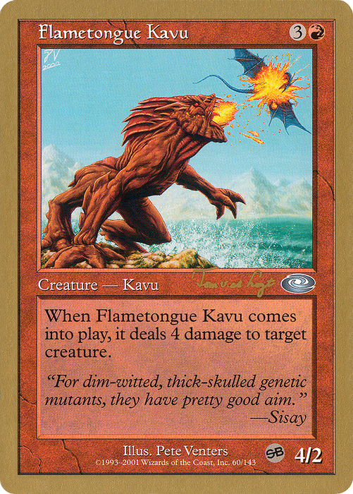 Flametongue Kavu (WCD-TVDL60SB) - uncommon