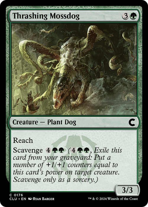 Thrashing Mossdog (CLU-176) - common