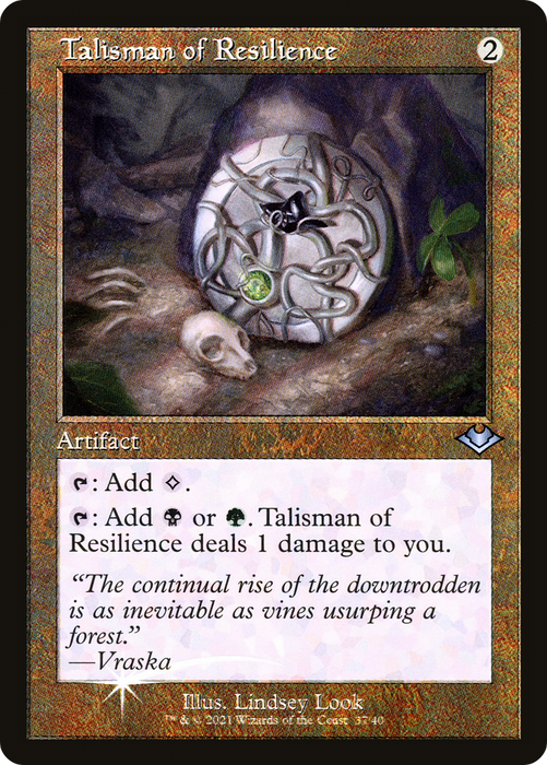 Talisman of Resilience (MH1-037) - uncommon - Etched Foil