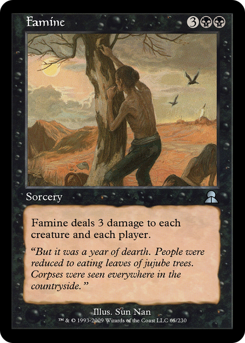 Famine (ME3-065) - uncommon - Foil