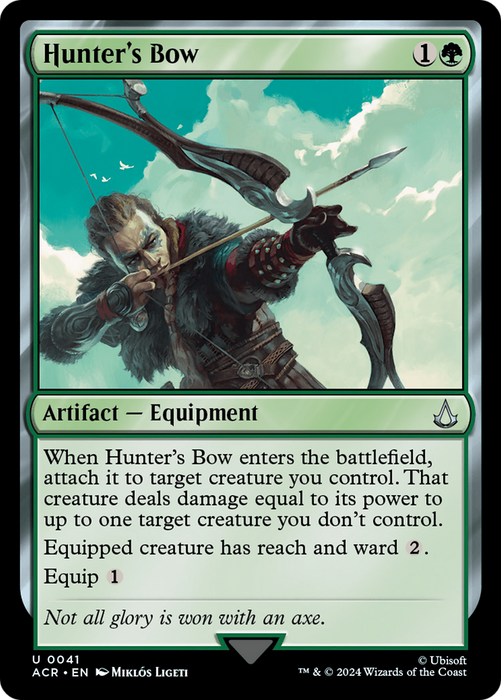 Hunter's Bow (ACR-041) - uncommon - Foil