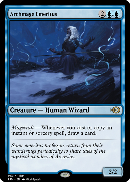 Archmage Emeritus (PRM-90018) - rare - Foil