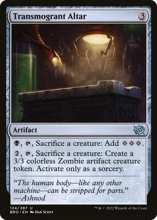 Transmogrant Altar (BRO-124) - uncommon