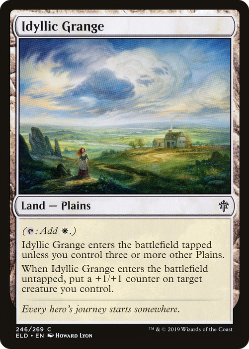 Idyllic Grange (ELD-246) - common - Foil