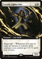 Leonin Lightscribe (STX-290) - rare: (Extended Art) - Foil