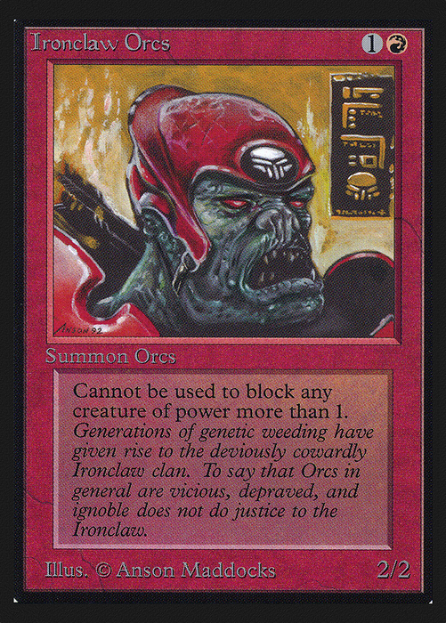 Ironclaw Orcs (IED-160) - common
