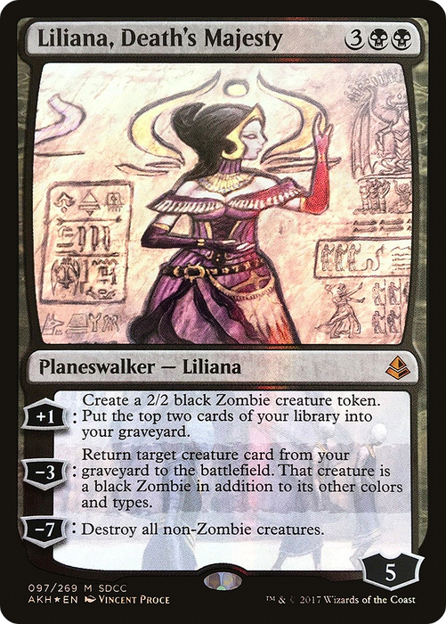 Liliana, Death's Majesty (MEDIA-097) - mythic - Foil