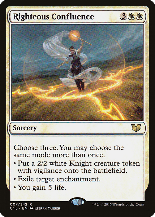 Righteous Confluence (C15-007) - rare