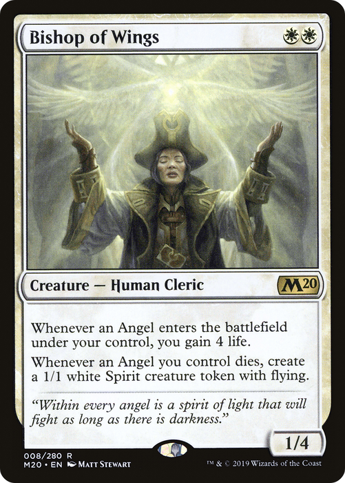 Bishop of Wings (M20-008) - rare - Foil