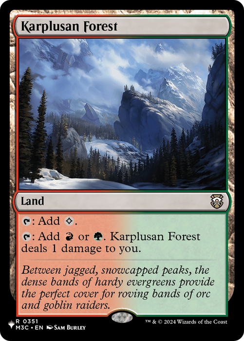 Karplusan Forest (M3C) (LIST-351) - rare